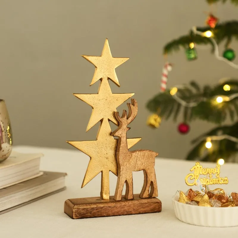 Reindeer Aluminum Glow Table Showpiece media 1
