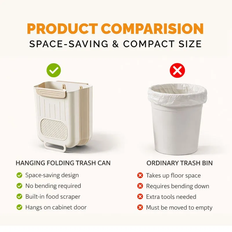 Rioware Space Save Dustbin - Beige media 6