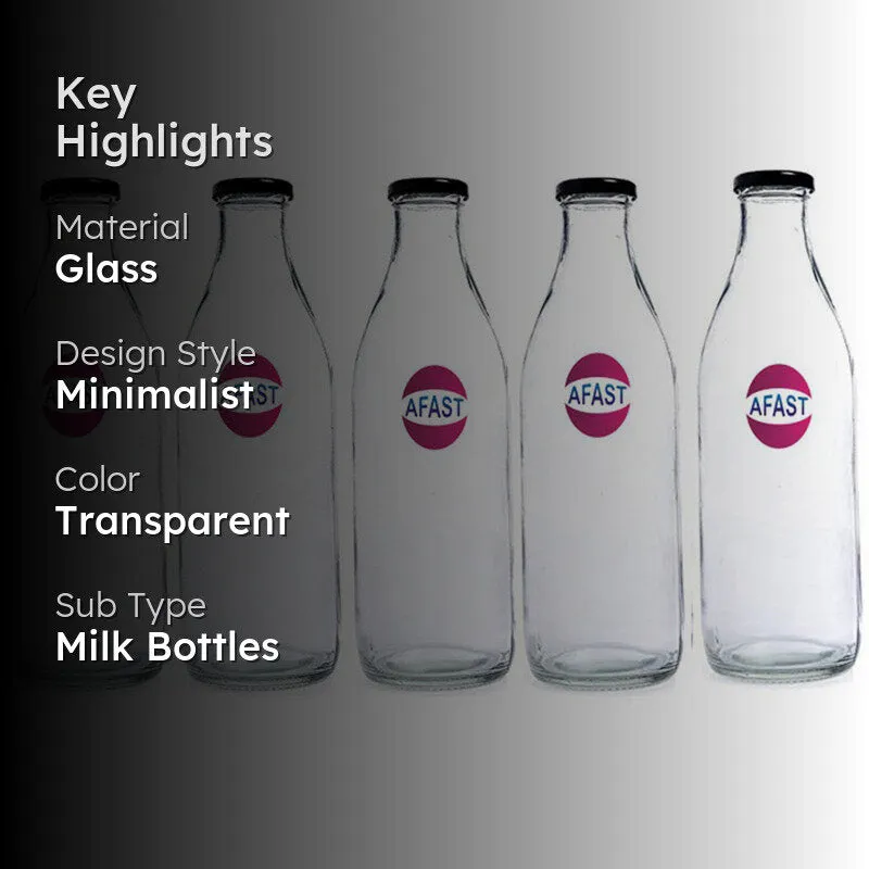 Nikolay Milk Bottle (200 mL Each) - Set Of Five media 2