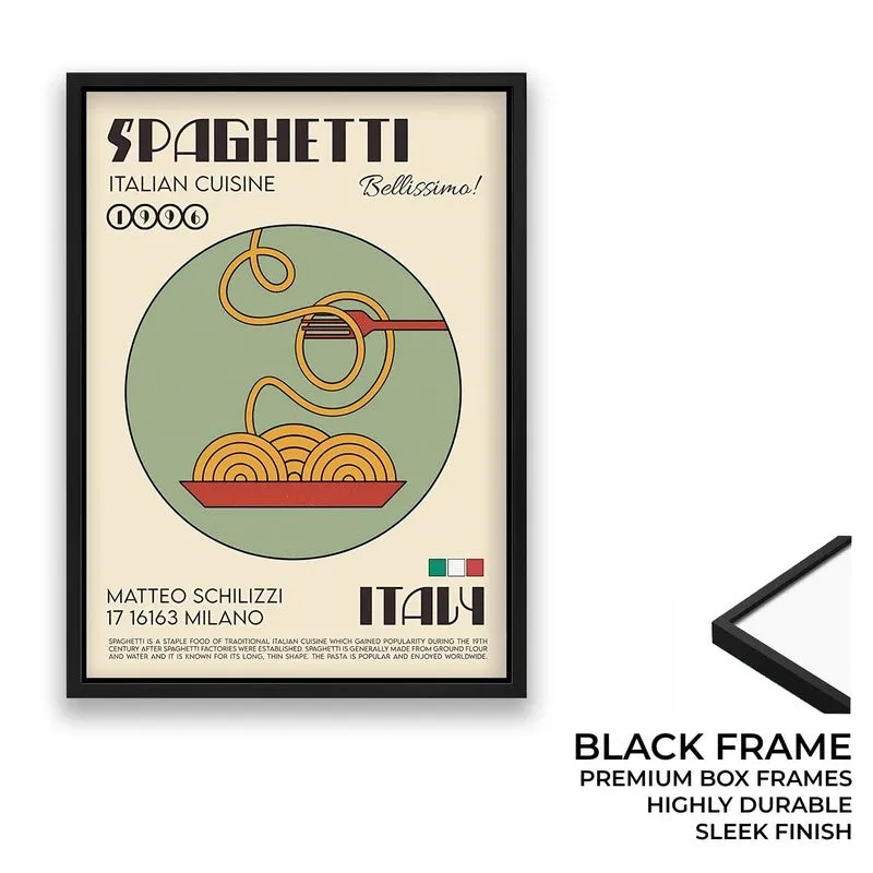 OliveSpice Archival Canvas Wall Art - Black media 8