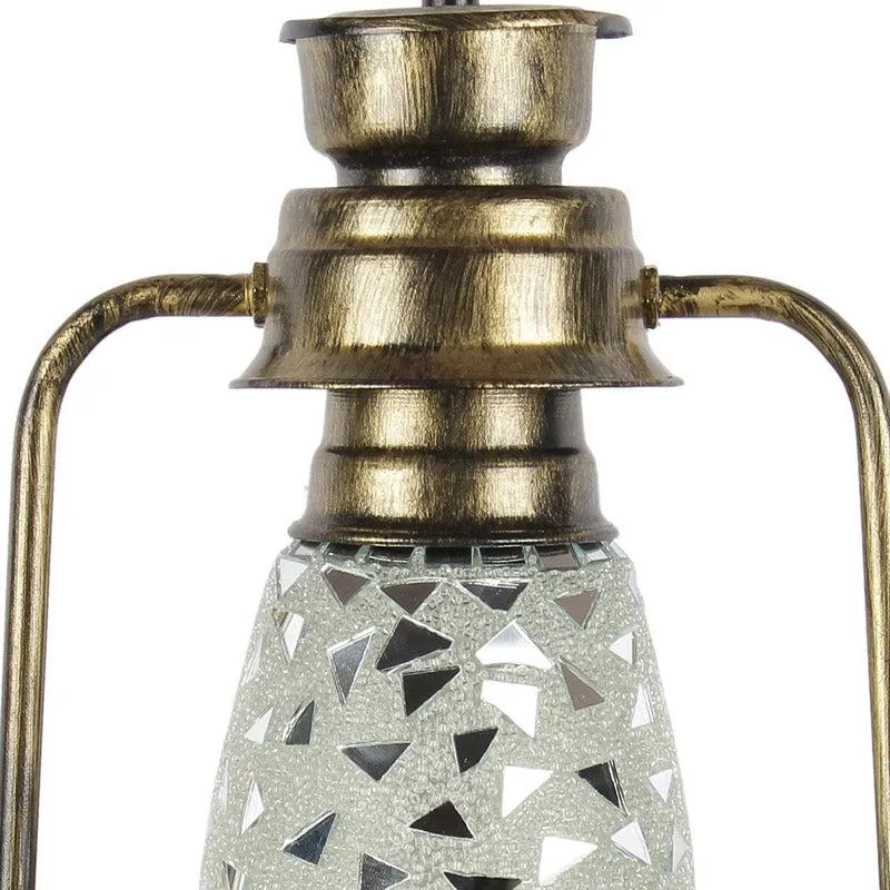 Dvija Mosaic Lantern Iron Wall Lamp - Gold media 7