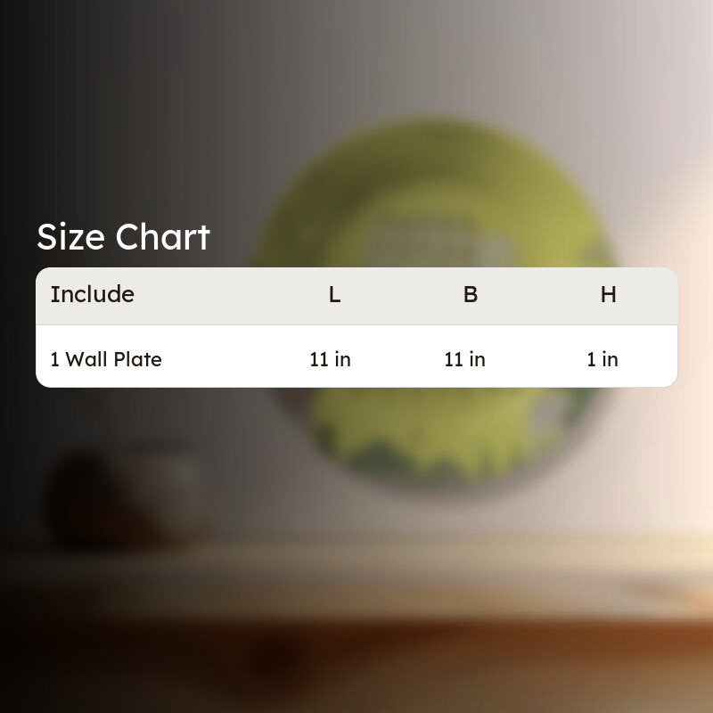 Pichwai Edit Wall Plate - Lemon media 6