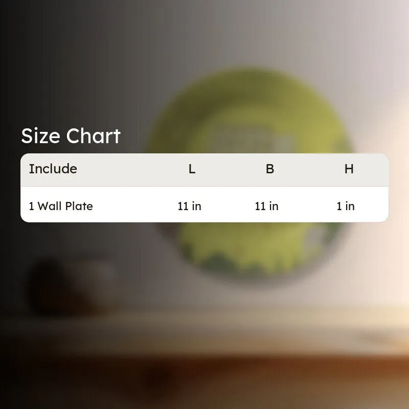 Pichwai Edit Wall Plate - Lemon media 6