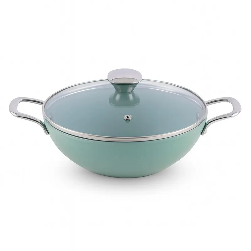 Salford SpiceForge Ceramic Kadhai With Lid- 2500 mL media 3
