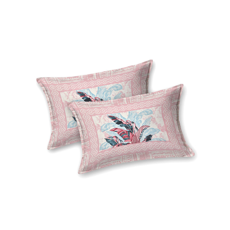 Little Explorers Floral Cotton Bedsheet (Pink) - 140 TC media 5
