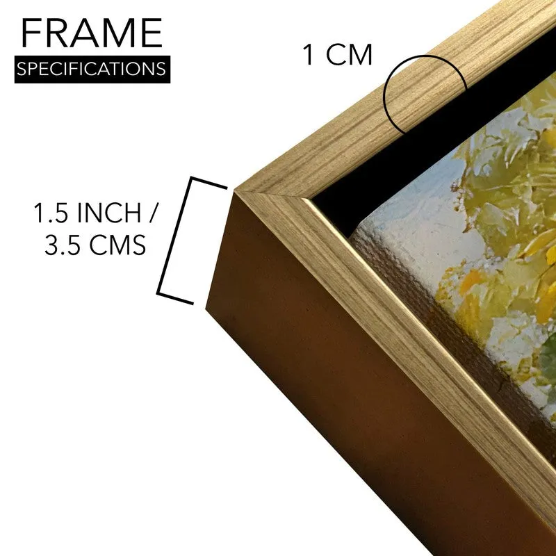Rustic Serenity Canvas Wall Painting With Frame media 6