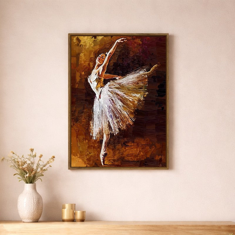 Lunar Grace Canvas Wall Art With Frame