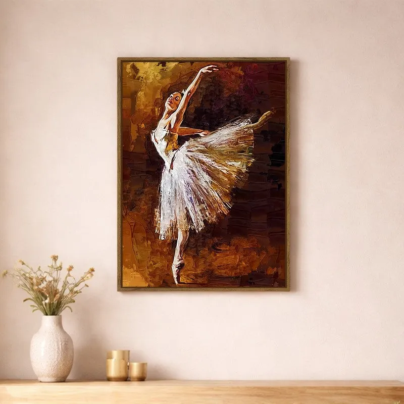 Lunar Grace Canvas Wall Art With Frame media 1