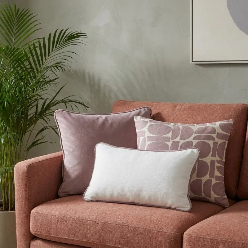 Urban Prints Velvet Cushion Cover - Set of Three Printed Velvet - 1