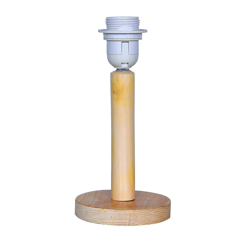Serafine and Wood Fabric Table Lamp - White,Brown media 5