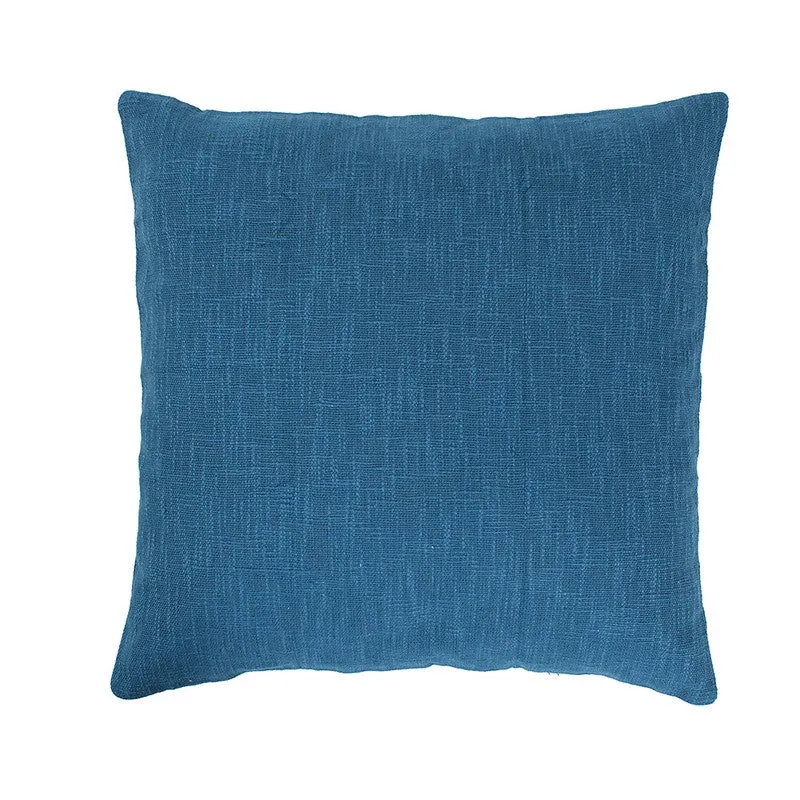 Soft Fabric Cushion Cover Blue - Set Of Two media 3