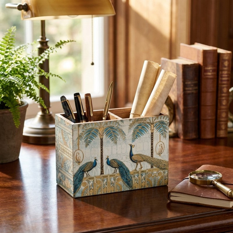 Imperial Feather Stationery Holder