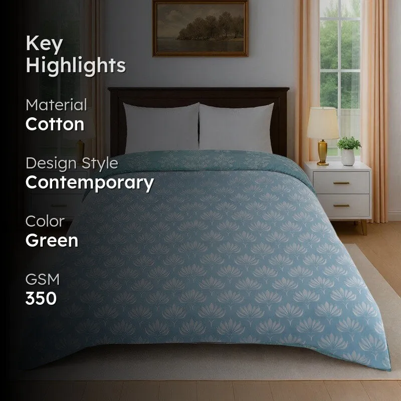 CozyAura Reversible Cotton Comforter - 350 GSM media 2