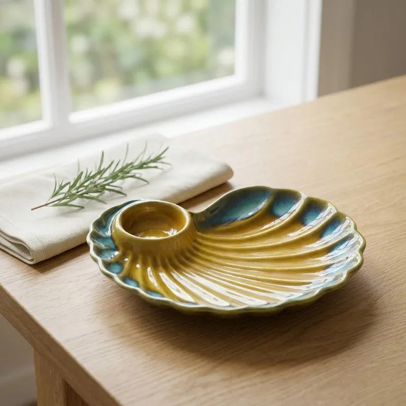 Ceramic Peacock Platter media 3