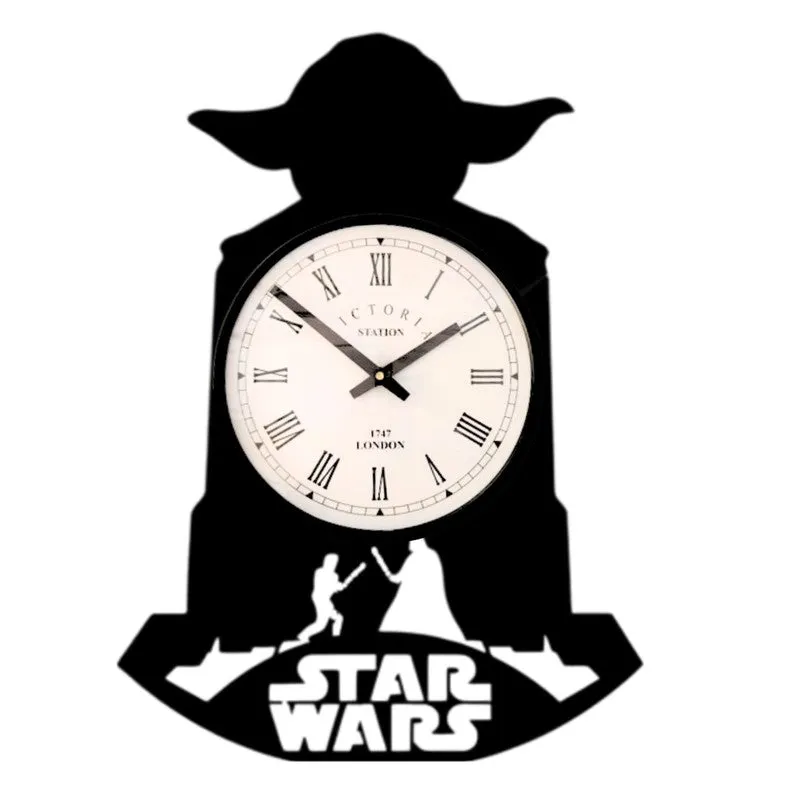 Sheriff Steel Analog Wall Clock - Black media 4