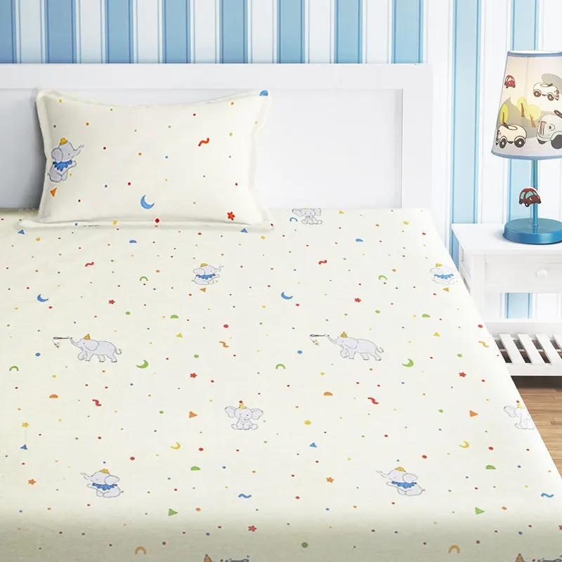 Soft Trunk Kids Cotton Bedsheet - 210 TC media 4