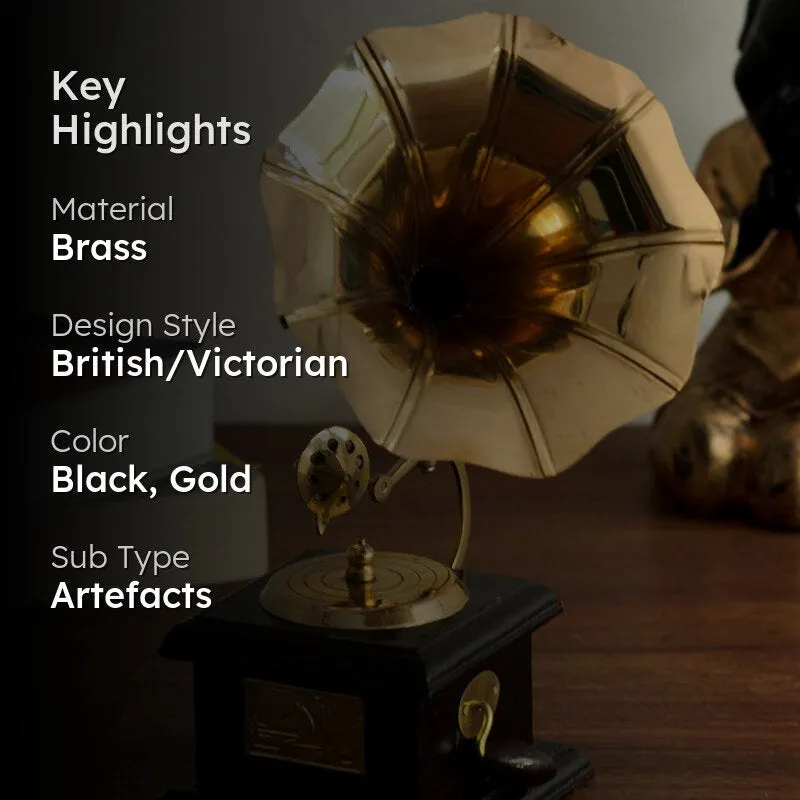 Gramaphone Antique Showpiece media 2