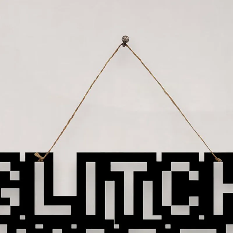 Glitch Mode Mild Steel Wall Accent media 4