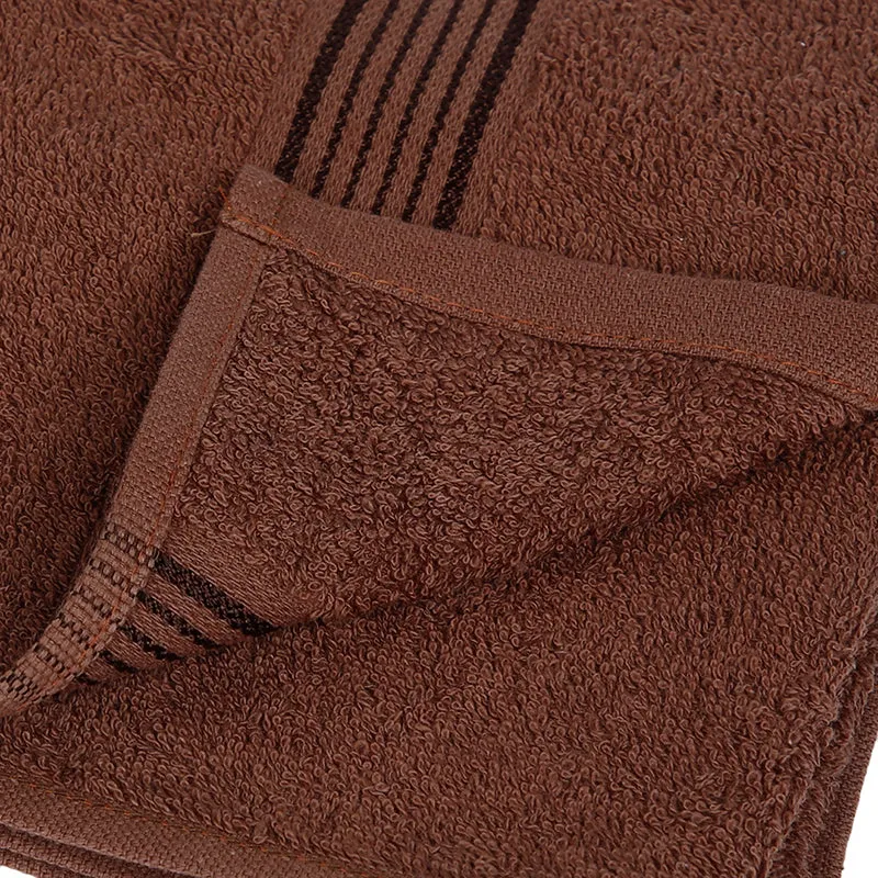 Pluma Cotton Hand & Face Towel (Brown) - Set Of Six media 5