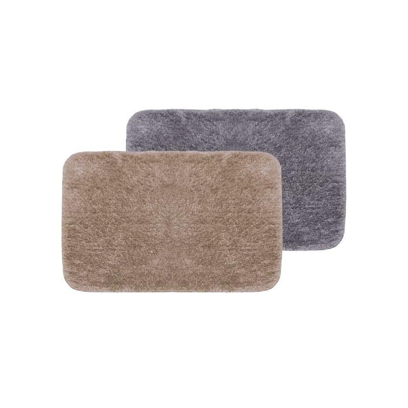 Foot Mate Anti Slip Bathmat (Grey & Light Brown) - Set Of Two media 3