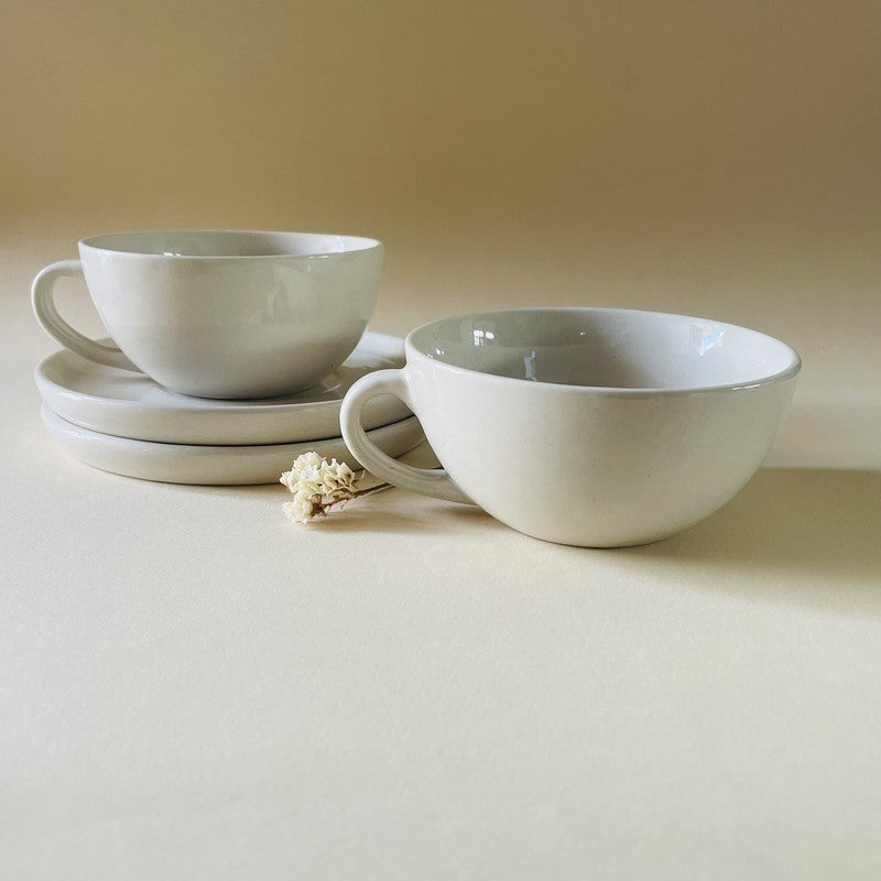 Lunar Brew Cup & Saucer (240 Ml) - Four Piece Set media 5