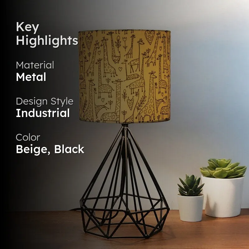 IllumiShift Adaptive Metal Table Lamp - Beige,Black media 2