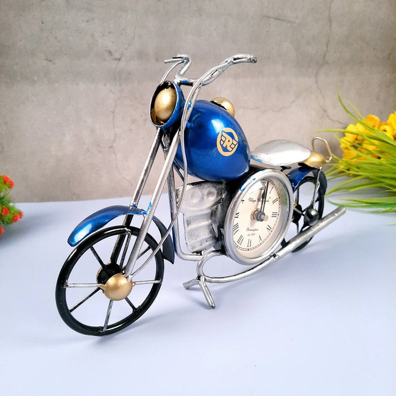 Bullet Motorcycle Iron Table Clock media 5