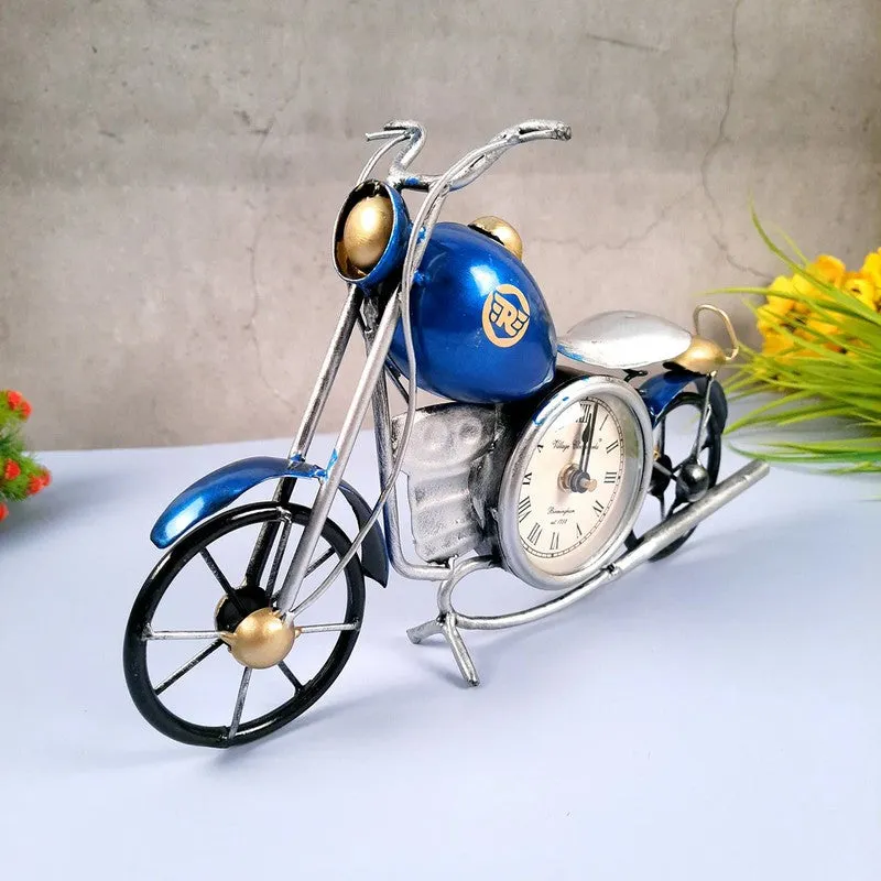 Bullet Motorcycle Iron Table Clock media 5