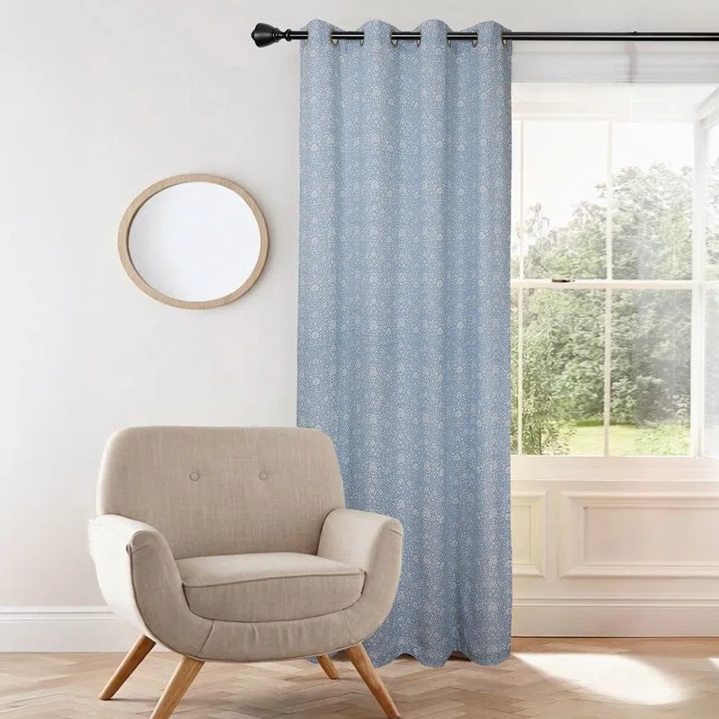 Floral Whisper Cotton Curtain media 3