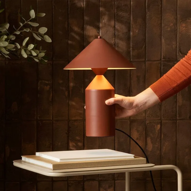 Fig Living Cone Casa Metal Table Lamp - Brown media 5