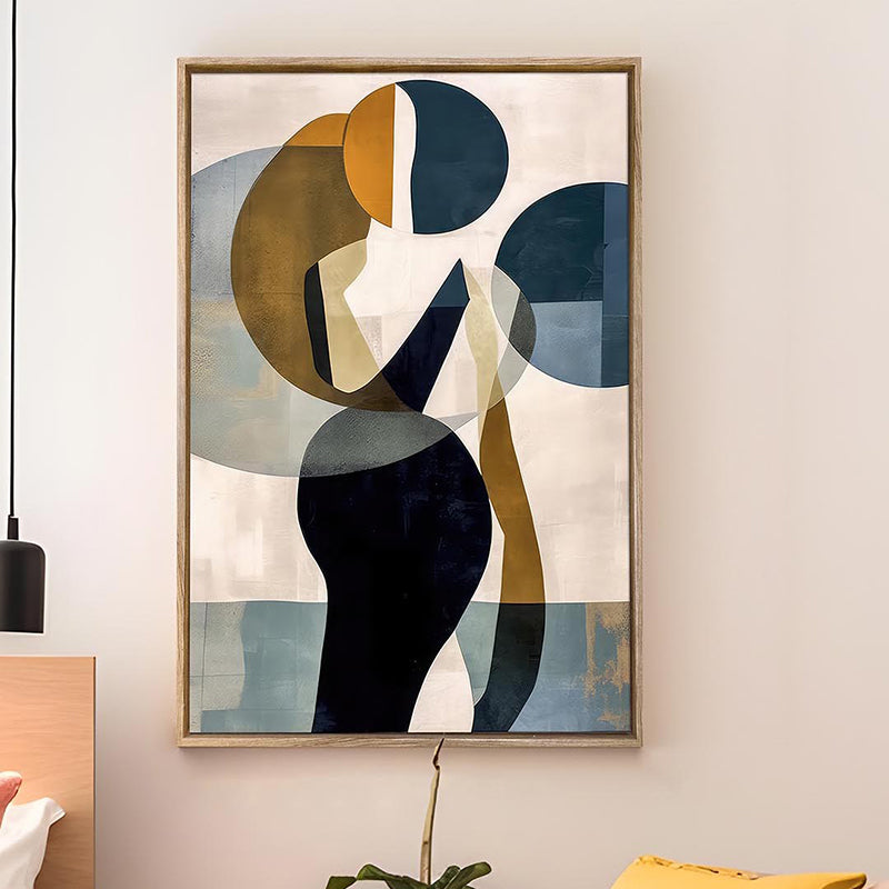 Fractal Dream Canvas Abstract Wall Art With Frame media 2
