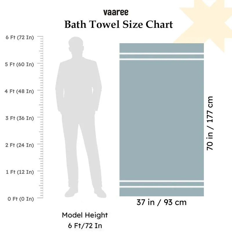 Striped Bliss Bath Towel - Blue media 6