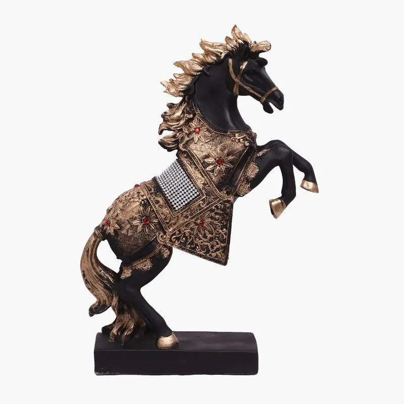 Imperial Horse Polyresin Showpiece - Set Of Two media 5