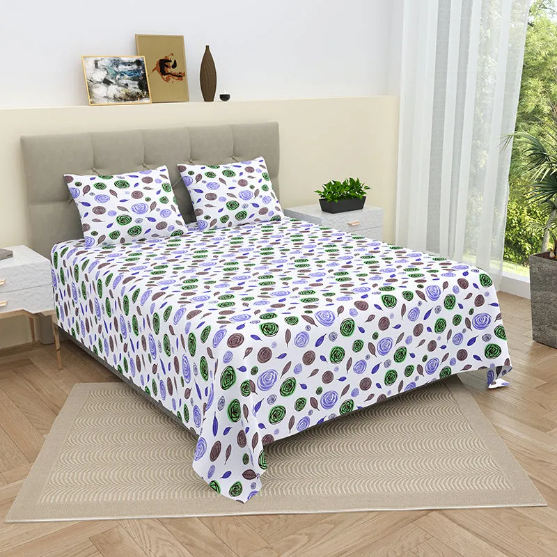 Rose Dune Cotton Bedsheet - 160 TC media 4