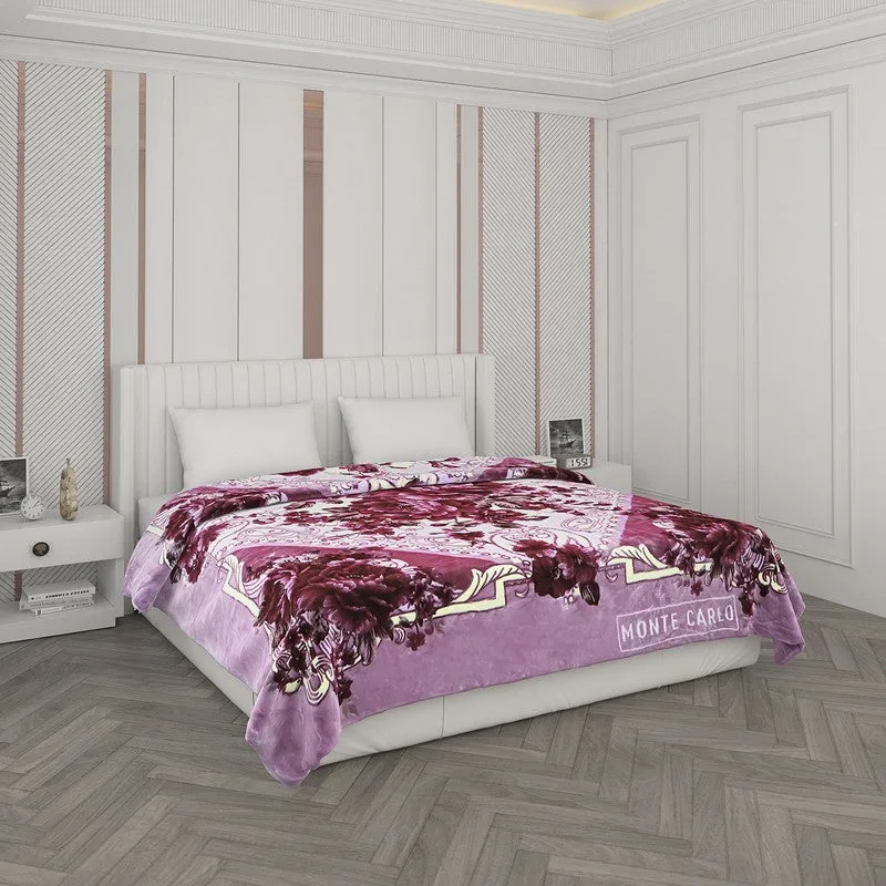 Monte Carlo Lavender Dreamscape Blanket - 1000 GSM media 1