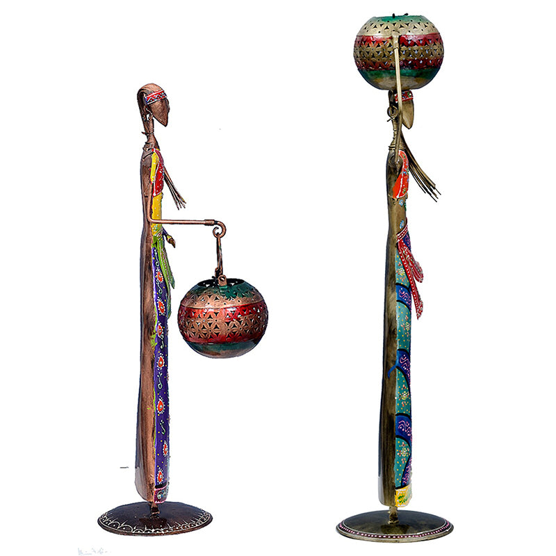 Tribe Of Women Tea Light Holder - Set Of Two media 4