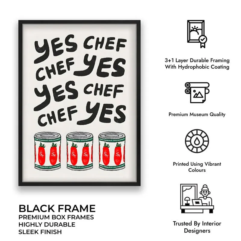 ChefAura Archival Canvas Wall Art - Black media 10