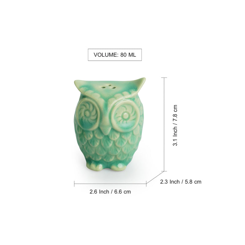 Oceano Handcrafted Owl  Salt & Pepper Shaker - Set Of Two media 6