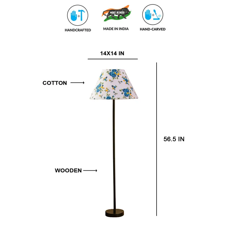 Fleur Cone Rodin Floor Lamp - Blue media 6