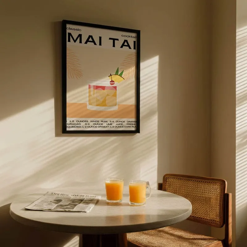 MaiTai Archival Canvas Wall Art - Black media 5