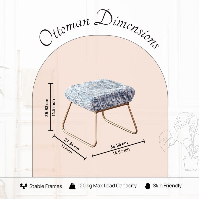 Niarna Metallic Stool - Set Of Two media 7