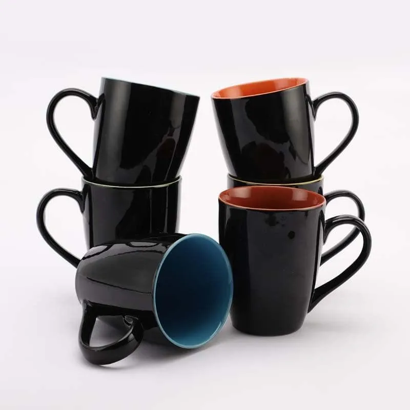 Colorful Ceramic Tea Cup (120 mL Each) - Set of Six media 6