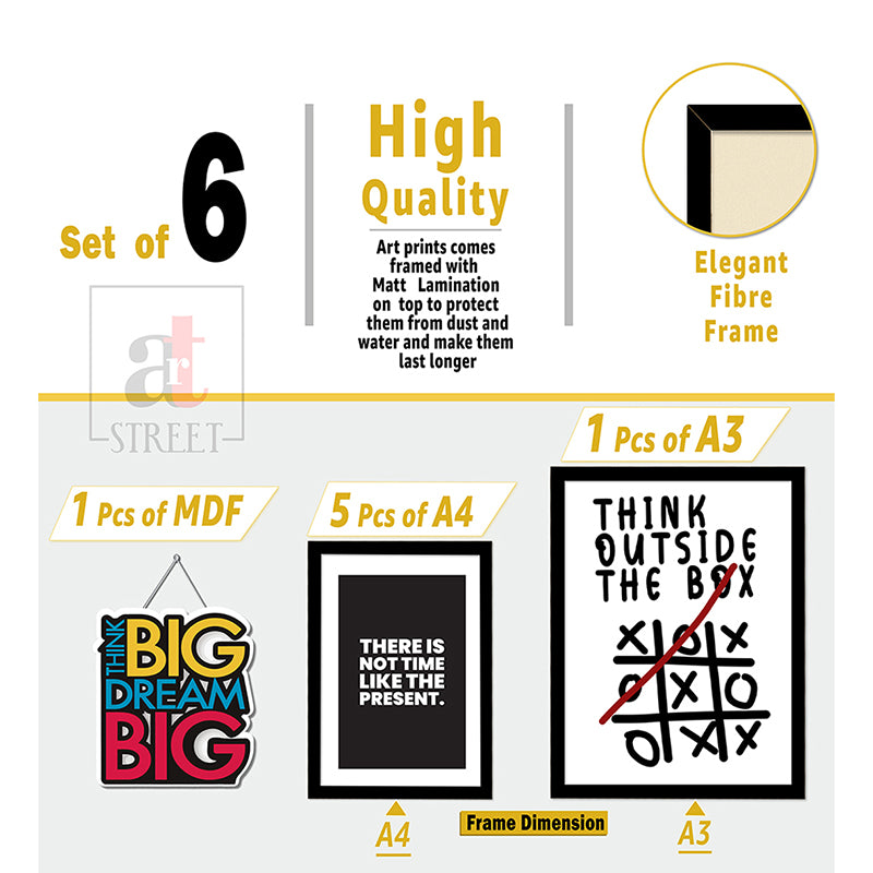 Edit The Plan Wall Art - Set Of Seven media 5