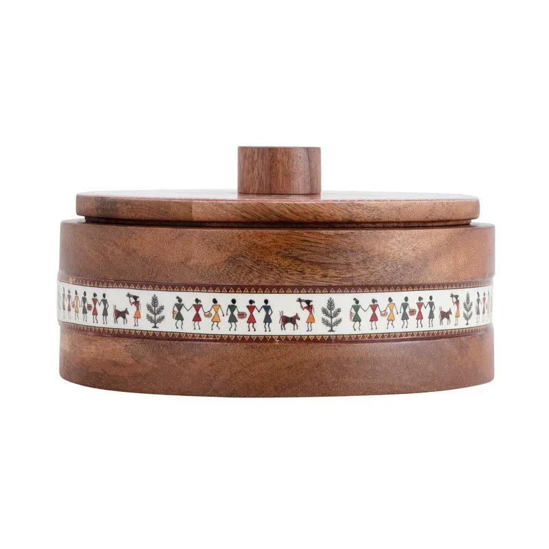 Gatha Wooden Roti Box media 5
