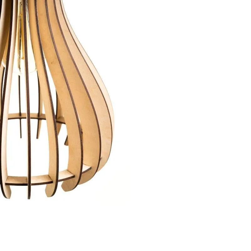 Chio Wooden Ceiling Lamp media 5