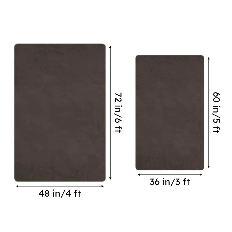 Ruffle Luxe Area Rug - Cocoa Brown media 8