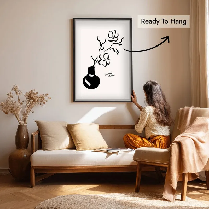 Essence Canvas Wall Painting With Black Frame media 7