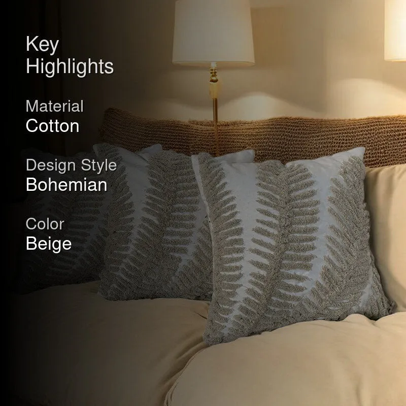 Pillowvive Tufted Cushion Cover Set - Set Of Three media 2