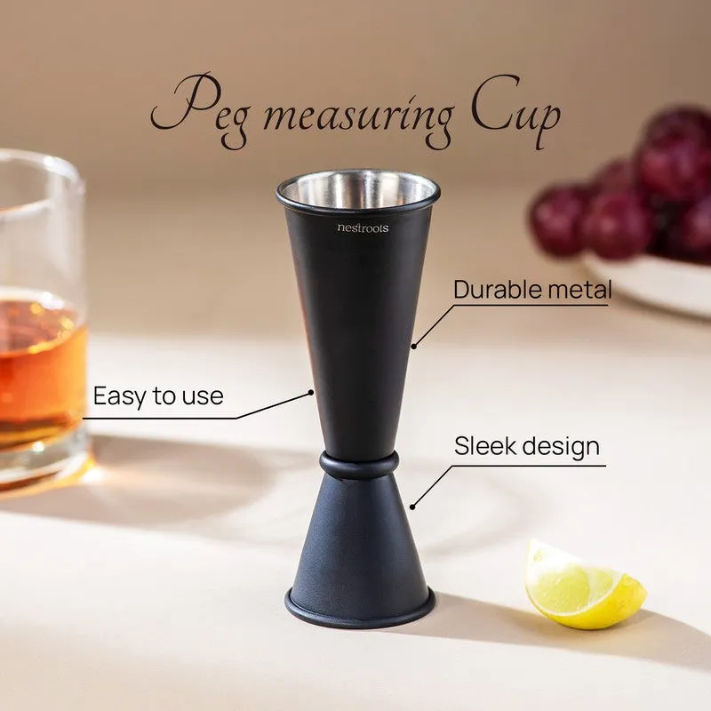 Liquid Ratio Stainless Steel Jigger - 30 ML/60 ML media 4