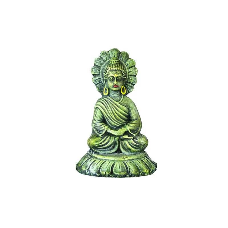 Shanti Buddha Terracotta Idol media 3